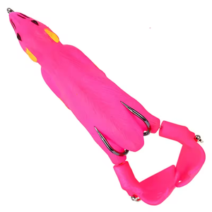 Appâts souples bioniques Big Mouse de 12 g et 9 cm, 8 couleurs, appâts à découpe souple, flottants, pour la pêche en surface, le trolling, double hameçon barbelé, silicone, <span class=keywords><strong>plongée</strong></span>, lac - Product Image 4