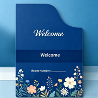 Cubierta y Funda para Tarjetas de Habitación de Hotel, Impresas en Cartón con Impresión Offset y Barnizado, con Logotipo Personalizado para Uso en Hoteles y Alojamientos