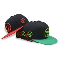 Casquettes Snapback Unisexe Certifiées BSCI avec Broderie 3D Personnalisée, Design Sportif et Logo Personnalisé pour l'Extérieur, le Hip-Hop et les Fêtes