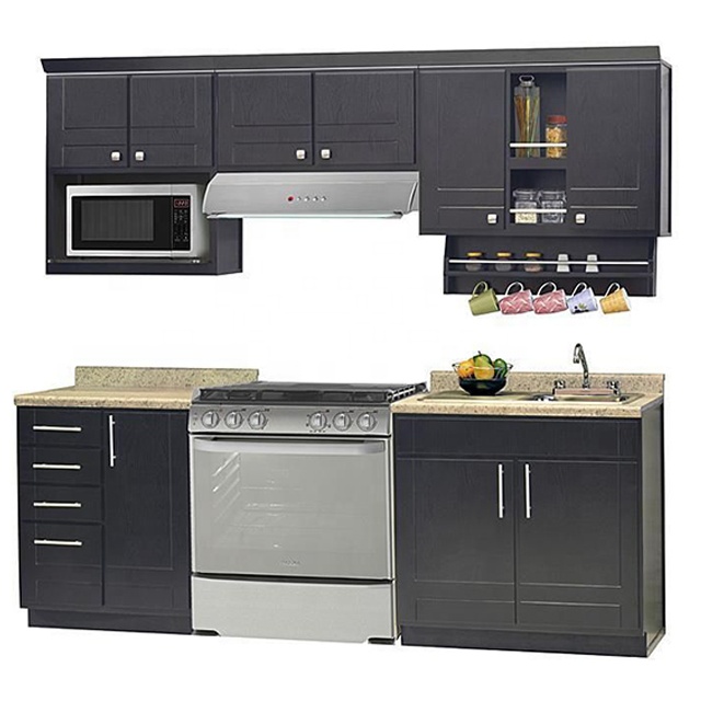 China Manufacturer Small Home Kitchen Cupboard Modern Kitchen Designs Modular Kitchen Furniture