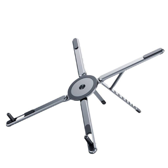 Wholesale Aluminum Metal 8-Speed Magnetic Phone Stand Desktop Phone Holder Stand Magnetic Phone Tripod Stand for IPhone, Tablet