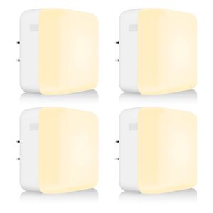 Luz Nocturna LED con Certificación ETL, 2700K Luz Cálida, Sensor Automático de Anochecer al Amanecer, Enchufe Estadounidense para Dormitorio o Pasillo - Product Image 1