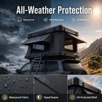Auvent latéral de voiture 270 degrés avec paroi, auvent de véhicule imperméable pour SUV 4x4
