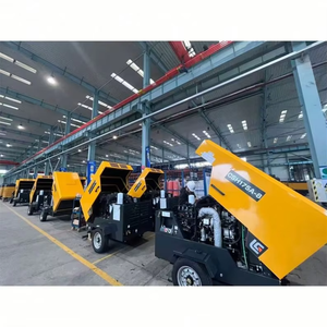 Compresor de Aire de Tornillo Portátil con Bomba de Salida de 3 Válvulas, Motor Lubricado de 50HP, 177CFM, NUEVO CSH175A, 8 Bar, Venta al por Mayor - Product Image 1