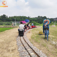 Zhengzhengzhengzheng — parc d'attractions personnalisé, boucles d'oreilles pour enfants, train à vapeur sur les rails
