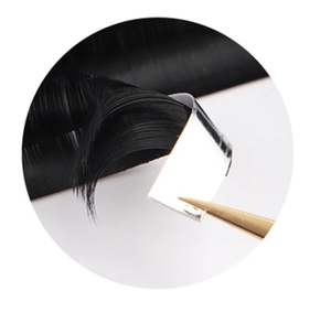 Faux <span class=keywords><strong>cils</strong></span> synthétiques faits à la main, épais, noirs mats, véganes et sans cruauté animale, en stock et à prix abordable - Product Image 6