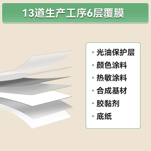 Papier thermique Phomemo D50, consommables, 25 mm, autocollant, imperméable, pour impression d'étiquettes de prix, de noms et d'étiquettes cosmétiques - Product Image 4