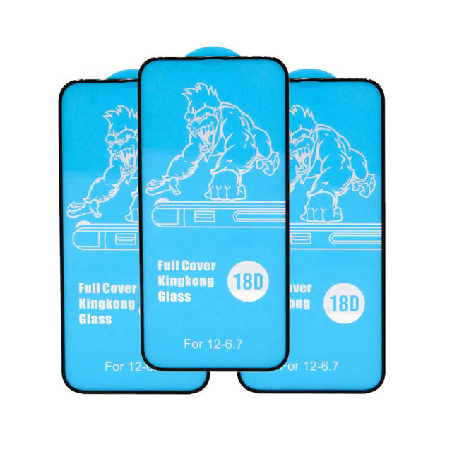 For 16/15/14/13 Pro Max Grade AAA 9H Hardness Ultra-Thin Tempered Glass Screen Protector with Airbag Edge