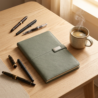 Carnet de notes A5 personnalisable pour étudiants, en papier épais, diverses couleurs, idéal comme cadeau d'affaires, portable, acceptant les commandes OEM et ODM