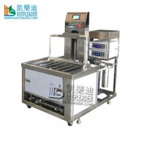 Nettoyeur ultrasonique électrique industriel pour tamis de test avec réservoir en acier inoxydable de 25 gallons pour usage en laboratoire et élimination des particules résiduelles