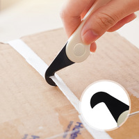 Cutter portable 2-en-1 express, couteau utilitaire en métal, anti-coupure, ouvre-emballage sûr, outil domestique