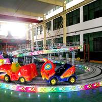 Manège pour enfants : Mini-train à piste spirale et mini-roller coaster pour parcs d'attractions, aires de jeux et centres commerciaux