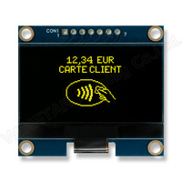 Écran graphique OLED COG de 1,54 pouce 128x64 avec PCB WEA012864AE, température de fonctionnement -40°C ° C+80 ° Instrument industriel C