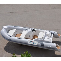 Bateau gonflable 12 lignes, 4.3m de long, accessoire chinois pour bateau à côtes, gomme 4-5m