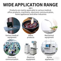Boutons de commande tactiles en spirale personnalisés en acier à ressort pour équipement électronique, utilisation industrielle, haute qualité, pour droitiers/gauchers