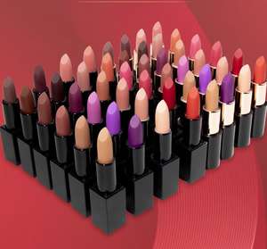 أحمر شفاه خالي من القسوة يدوم طويلاً ومقاوم للماء يحمل ملصقًا خاصًا أحمر شفاه غير لامع على شكل قلم تجميل كلاسيكي عالي الصبغة بلون مخملي - Product Image 6