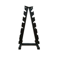 Support d'haltères triangulaire multifonctionnel portable pour salle de sport à domicile, 3, 4, 5, 6, 7, 8, 9, 10 niveaux, avec caractéristiques de sécurité et structure en acier