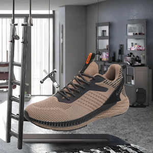 Baskets décontractées personnalisables avec logo de marque, légères, ultra-douces, respirantes, rehaussantes, en maille unie, réfléchissantes, pour le sport et la marche - Product Image 2