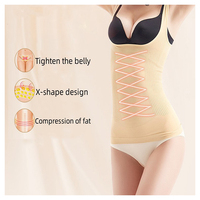 Vêtement de compression amincissant respirant pour femmes, contrôle du ventre, vêtements de compression pour femmes, chemise amincissante, débardeur sans manches