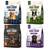 Sacs d'emballage personnalisés OEM pour aliments lyophilisés pour chiens, sachets à fermeture éclair haute barrière, usine d'emballage pour aliments pour animaux de compagnie