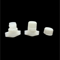 Bouchon à vis en plastique de qualité alimentaire anti-fuite de 13 mm, portable et durable, avec bec verseur pour emballages de boissons et sachets à bec verseur