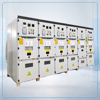 Appareillage de commutation moyenne tension 24 kV 1250 A, coffret métallique fixe VCB, alimentation par câble pour parc industriel