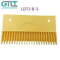 Plaque de peignes d'escalator Xizi pour OTS LDTJ-B-1 LDTJ-B-2 LDTJ-B-3, pièces de porte d'ascenseur en plastique jaune, garantie 1 an, support en ligne