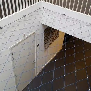 304不锈钢钢丝绳护栏网围栏网格和大门室外专用网，用于楼梯栏杆安全 - Product Image 3