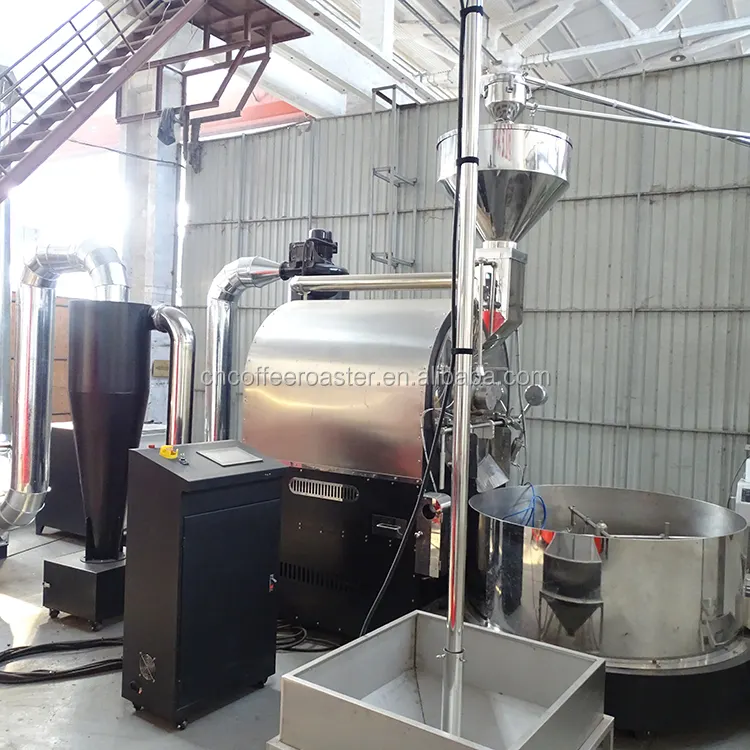 Dongyi Industrial 30KG 60kg 120kg 200KG Roasting Machine Coffee Bean Roasters / Automatic PLC Gas Roaster Coffee Machine
