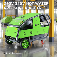 Nettoyeur haute pression électrique à eau chaude 220V 380V, nettoyeur de coque de bateau à jet d'eau