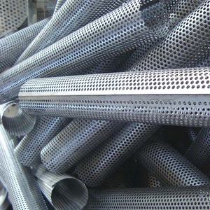 Tubo Perfurado de Aço Inoxidável de Alta Qualidade (304/316) Tubo de Malha Filtrante Tubo Perfurado com Furos Redondos - Product Image 3