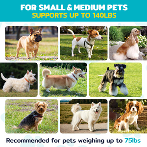 Bañera Plegable para Mascotas con Capacidad para 330 Libras, Altura Ajustable, Drenaje Rápido, Límite de Peso de 75 Libras, Patas de Goma Resistentes, Uso Comercial - Product Image 4