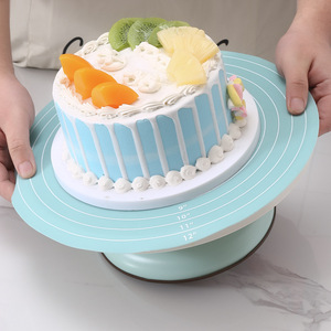 30cm Round <b>Silicone</b> Kneading <b>Mat</b> Thickened Anti-Slip Rolling <b>Mat</b> Kitchen Supply for Dough - Product Image 2