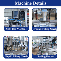 Machine d'emballage de riz en conserve avec pesage et remplissage automatiques, scellage thermique pour aliments