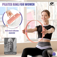 Großhandel Bodybuilding Yoga Pilates Kreis Trainings ring Home Gym Benutzer definiertes Logo Silikon Pilates Ring