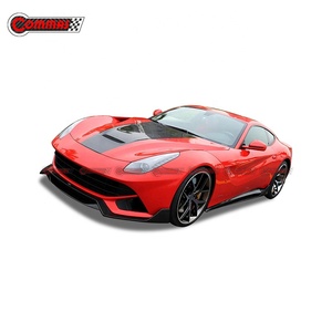 Good Quality Carbon Fiber Upgrade to DNC Style Car Auto Parts Front Diffuser Lip for Ferrari F12 - Product Image 1