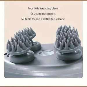 Masseur électrique portatif sans fil personnalisable de haute qualité pour le cuir chevelier, outil doux pour la peau pour soulager les maux de tête et le stress - Product Image 4