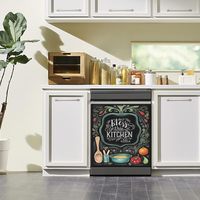 Meilleure vente couvercle magnétique pour lave-vaisselle porte d'entrée couvercle décoratif pour réfrigérateur feuille magnétique autocollant pour machine à laver panneau de réfrigérateur