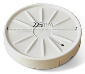 Plateau <span class=keywords><strong>à</strong></span> rouleaux épaissi mobile circulaire avec <span class=keywords><strong>support</strong></span> de fleur de bassin d'eau Base de roue universelle Fond de pot de fleur en plastique domestique - Product Image 3