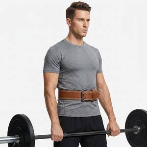Nouvelle Arrivée Dernière Conception Meilleure Vente Équipement D'haltérophilie En Cuir Véritable Fitness Formation Gym Ceintures - Product Image 1