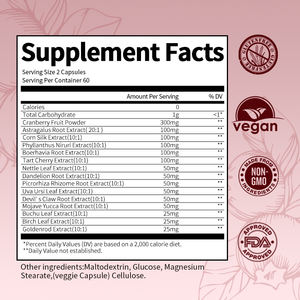Cápsula de limpieza y desintoxicación de riñón Beworths, suplemento herbario complejo de soporte para la Salud del Riñón - Product Image 6
