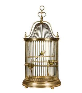 กรงนกโลหะสำหรับตกแต่งบ้านและสวนกรงกลางแจ้งทำจากโลหะสำหรับตกแต่งบ้านที่ทันสมัย - Product Image 4