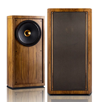 Vintage Walnussholz Hifi Standlautsprecher Einzelner Großer Breitbandtreiber Passiv 2.0 Kanal 50W-300W Audiophiler Lautsprecher