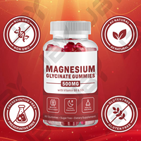 Gummies de magnésium JBY Private Label 500mg – Formule Sommeil & Relaxation – Sans Sucre – Produit Végétalien