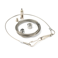 Kit accroché de suspension de câble de montage de plafond de luminaire de panneau mené pour le panneau