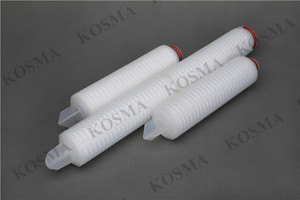 TS Lọc Cung Cấp Tuyệt Đối Lọc Nước <span class=keywords><strong>0.45um</strong></span> 5/10/20/30/40 Inch Ưa Nước <span class=keywords><strong>Pvdf</strong></span> Màng xếp Li Lọc <span class=keywords><strong>Cartridge</strong></span> - Product Image 2