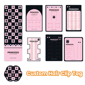 Biểu Tượng Tùy Chỉnh Tên Tóc Clip Thẻ Cho Claw Clip Bao Bì Hiển Thị Thẻ Phụ Kiện - Product Image 6