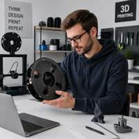 Bobine de filament d'impression 3D vide réutilisable de 200 mm, support de bobine en plastique pour filament PLA PETG ABS, OEM ODM, fourni par l'usine