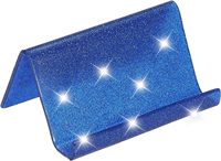 Porte-cartes de visite en acrylique scintillant de grande capacité, support de carte, organisateur pour bureau, école, hôtel, réception
