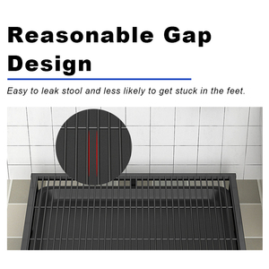 Vendita all'ingrosso di alta qualità per prevenire schizzi di urina in stile cassetto in acciaio inox cane vassoio della toilette - Product Image 4